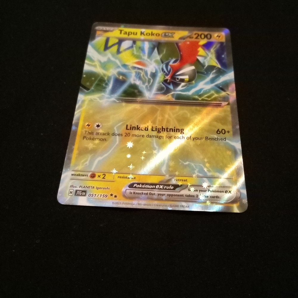 Pokemon Tapu Koko ex 051/159 Journey Together Double Rare Holo